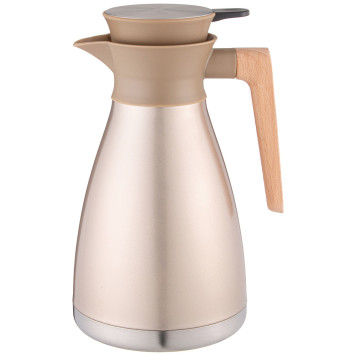 Вакуумный кувшин (термос) из нерж.стали 1,5л цвет бронзовый AGNESS 734-112