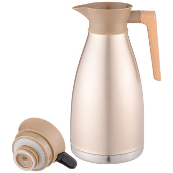 Вакуумный кувшин (термос) из нерж.стали 2,0л цвет бронзовый AGNESS 734-114-1