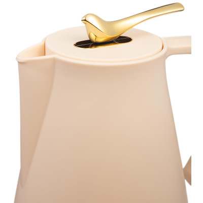 Термос со стеклянной колбой, 950 мл, крышка с клапаном AGNESS 734-200-1