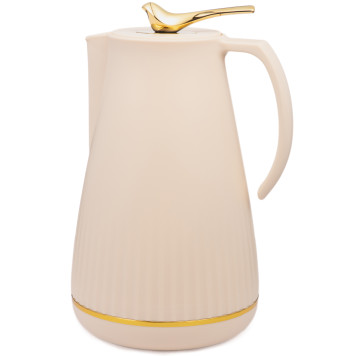 Термос со стеклянной колбой, 950 мл, крышка с клапаном AGNESS 734-200