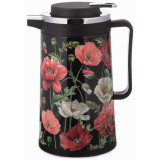 Термос со стеклянной колбой, 950 мл, крышка с клапаном, серия "МАКИ" AGNESS 734-205