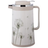 Термос со стеклянной колбой, 950 мл, крышка с клапаном, серия "DANDELION" AGNESS 734-206