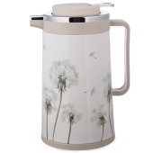 Термос со стеклянной колбой, 950 мл, крышка с клапаном, серия "DANDELION" AGNESS 734-206