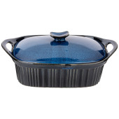 Форма для запекания с крышкой reactive blue 33*23*9,5/13 см 2000 мл AGNESS 780-110