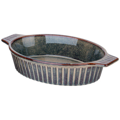 Форма для запекания овальная reactive beige 31*19*6,5 см AGNESS 780-114-1