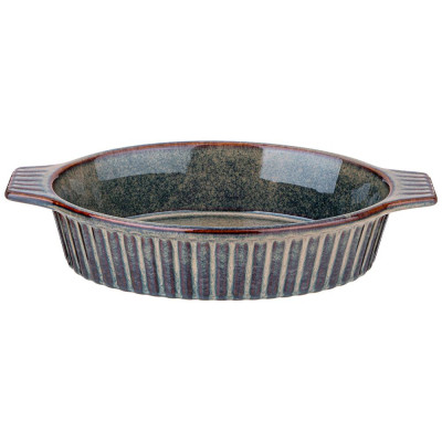 Форма для запекания овальная reactive beige 31*19*6,5 см AGNESS 780-114