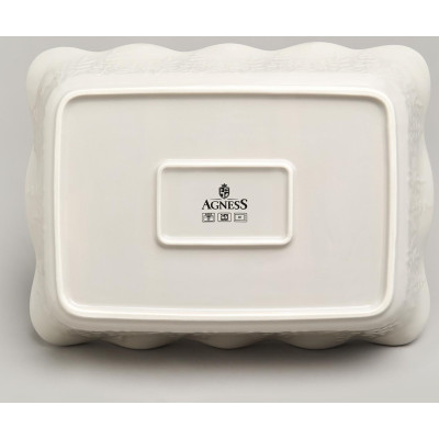 Форма для запекания beige 32*24*8 см 2500 мл AGNESS 780-122-4
