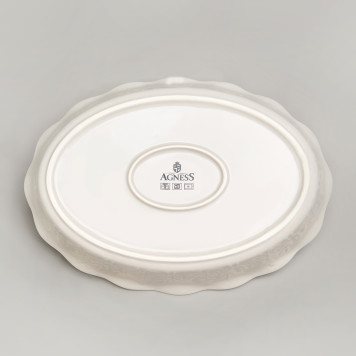 Форма для запекания овальная beige 33*23,5*7 см 1900 мл AGNESS 780-125-4