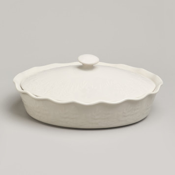 Форма для запекания с крышкой beige 33*24*8/13см 2000 мл AGNESS 780-127-1