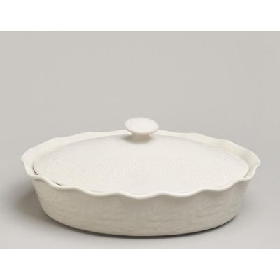 Форма для запекания с крышкой beige 33*24*8/13см 2000 мл AGNESS 780-127-1