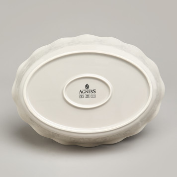 Форма для запекания с крышкой beige 33*24*8/13см 2000 мл AGNESS 780-127-5