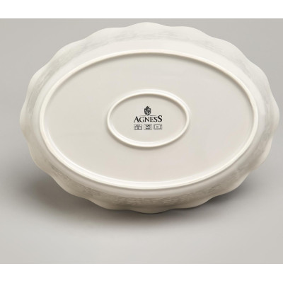 Форма для запекания с крышкой beige 33*24*8/13см 2000 мл AGNESS 780-127-5
