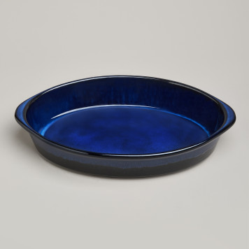 Форма для запекания овальная reactive blue 37*22*7 см 2500 мл AGNESS 780-129-2