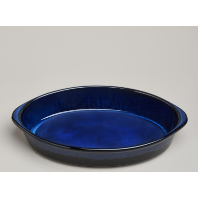 Форма для запекания овальная reactive blue 37*22*7 см 2500 мл AGNESS 780-129-2