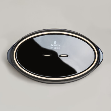 Форма для запекания овальная reactive blue 37*22*7 см 2500 мл AGNESS 780-129-4