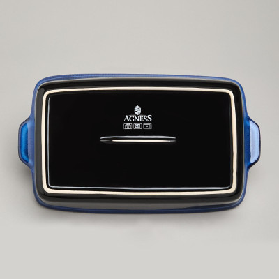 Форма для запекания reactive blue 32*18*7 см AGNESS 780-130-3
