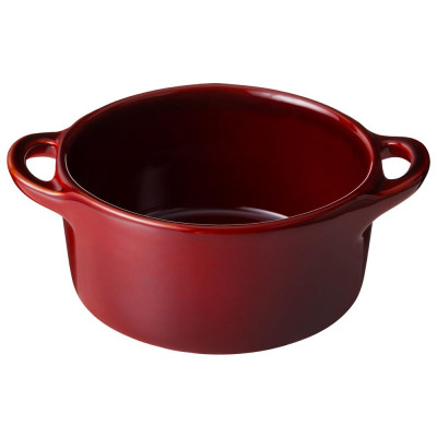 Горшочек для запекания reactive red 18,5*14,5*6,5/10см 600 мл AGNESS 780-138-2