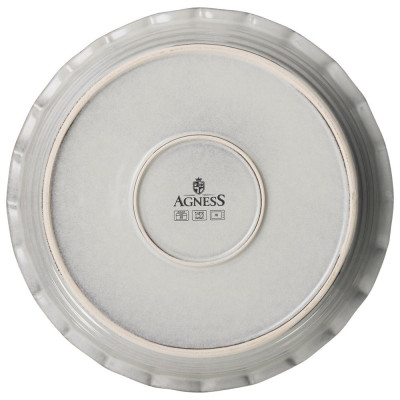 Форма для запекания круглая grey 27,5*6 см 1500 мл AGNESS 780-141-3