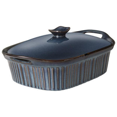 Форма для запекания с крышкой reactive blue 33*23*9,5/13 см 2000 мл AGNESS 780-146-1