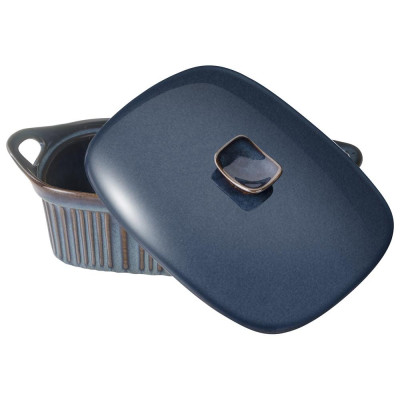 Форма для запекания с крышкой reactive blue 33*23*9,5/13 см 2000 мл AGNESS 780-146-2