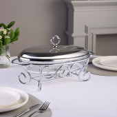 Мармит овальный silver 2,4l AGNESS 781-500