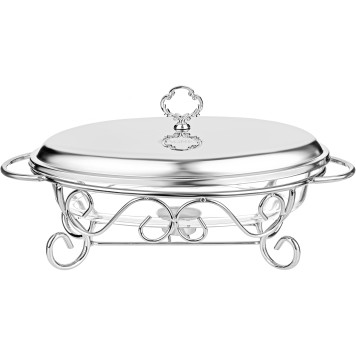 Мармит овальный silver 2,4l AGNESS 781-500-3