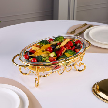 Мармит овальный gold 2,4l AGNESS 781-501-1