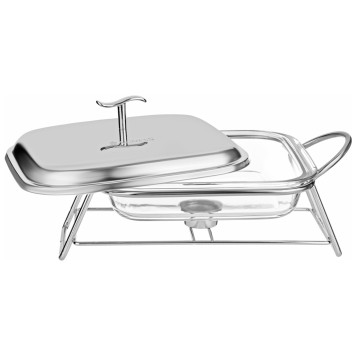 Мармит квадратный silver 1,8l AGNESS 781-502-4