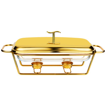 Мармит прямоуг gold 2,2l AGNESS 781-505-3