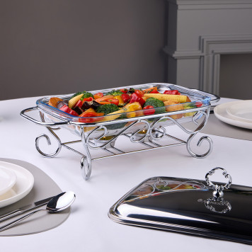 Мармит прямоуг silver 2,2l AGNESS 781-506-1