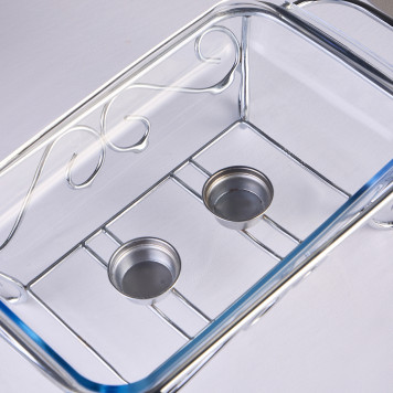 Мармит прямоуг silver 2,2l AGNESS 781-506-2