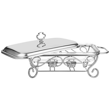 Мармит прямоуг silver 2,2l AGNESS 781-506-4