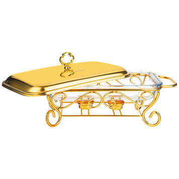 Мармит прямоуг gold 2,2l AGNESS 781-507-4