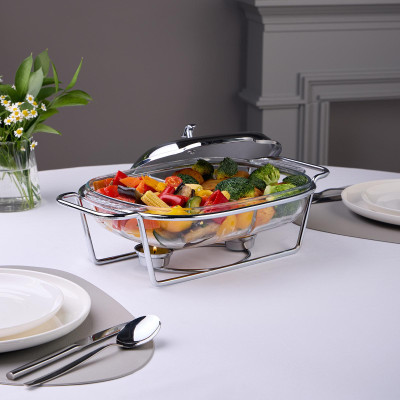 Мармит прямоуг 2 отсека silver 2,45l AGNESS 781-510-1