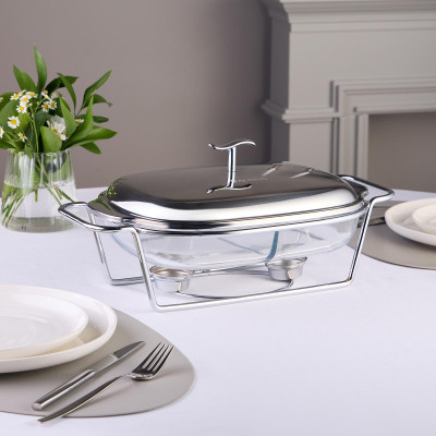 Мармит прямоуг 2 отсека silver 2,45l AGNESS 781-510