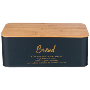 Набор хлебница 2 в 1 "NAVY STYLE" 6 л 34*18*12,5 см, банка для сыпучих 1,1 л 10*10*14 см 3 шт AGNESS 790-199-3