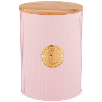 Емкость для сыпучих продуктов "MAJESTY" "ЧАЙ" 1,3 л диаметр=11 см высота=15 см AGNESS 790-216