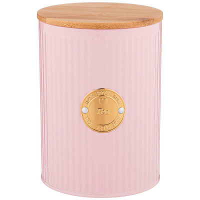 Емкость для сыпучих продуктов "MAJESTY" "ЧАЙ" 1,3 л диаметр=11 см высота=15 см AGNESS 790-216