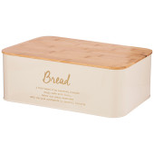 Хлебница 2 в 1 "АРКТИК" 6 л 34*18*12,5 см цвет: бежевый AGNESS 790-343