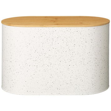 Набор 2 в 1 хлебница 10 л 34*18*20 см, банка для сыпучих 1,1 л 11*14 см 3 шт AGNESS 790-350-1