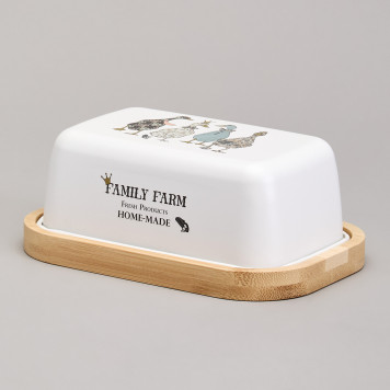 Масленка "FAMILY FARM" 16*11*5,5 см AGNESS 790-381-2