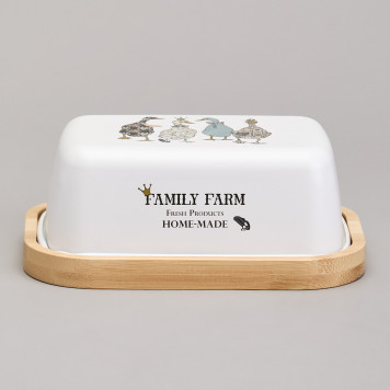 Масленка "FAMILY FARM" 16*11*5,5 см AGNESS 790-381