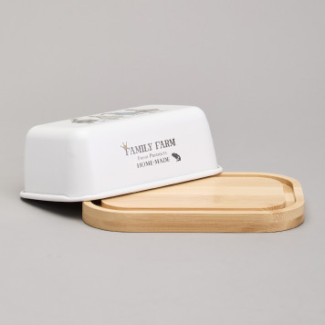 Масленка "FAMILY FARM" 16*11*5,5 см AGNESS 790-381-3