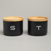 Набор банок для сыпучих, 11х16 см, штабелируемые AGNESS 790-389