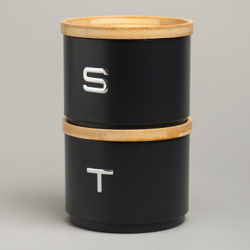 Набор банок для сыпучих, 11х16 см, штабелируемые AGNESS 790-389-1