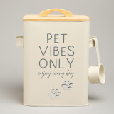 Банка для хранения корма с мерной ложкой, 18х15,5х23 см, 6,3л AGNESS 790-395