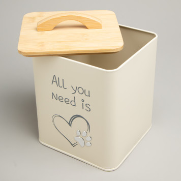 Банка для хранения корма, 14х14х16 см, 3л AGNESS 790-396-4