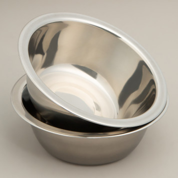 Миска для животных двойная на подставке, 25,5х13х7 см AGNESS 790-397-5