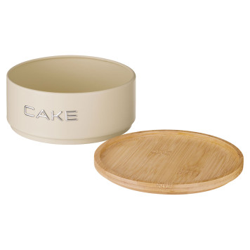 Банка для сыпучих, 16,5х6,5 см, штабелируемая, цвет: ivory AGNESS 790-401-1