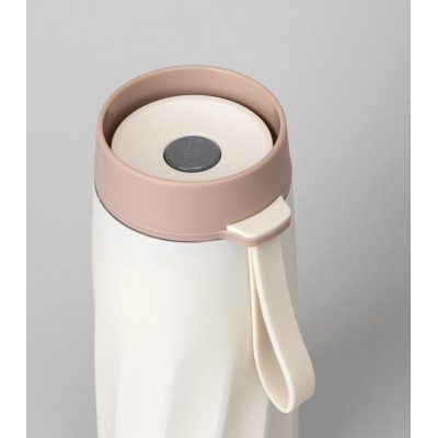 Термокружка curl ivory 400 мл, колба нерж.сталь 18/10 AGNESS 798-100-2